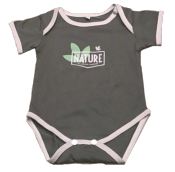 Bodie caqui manga corta 100% algodón ecológico bébés Nature
