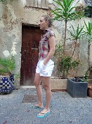 Camisa de mujer en madras