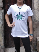 Camiseta 100% algodón ecológico niños y niñas con tortuga mandala