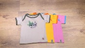 Camiseta amarilla manga larga 100% algodón ecológico bébés Nature