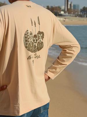 Camiseta manga larga de algodón - Afrika Style - Tribu