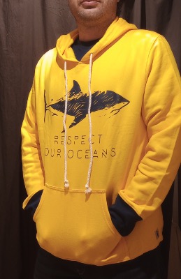 Sudadera surfera de hombre - Respect Our Oceans - Front