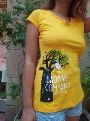 Camiseta manga corta Baobab Tree Blooming 100% algodón GOTS