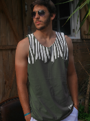 Tank Top algodón GOTS Tropical Style - 3 colors