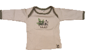 Camiseta Beige manga larga 100% algodón ecológico bébés Nature