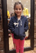 Sudadera con capucha zipper de algodón suéter para niños y niñas 