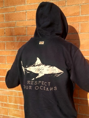 Sudadera surfera de hombre - Respect Our Oceans