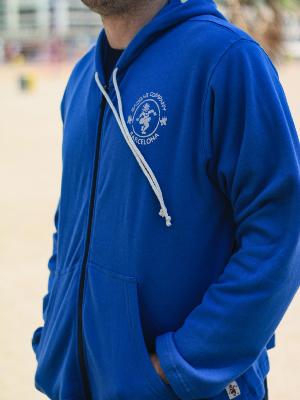 sudadera azul rey