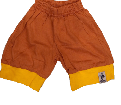Pantalon orange 100% algodón ecológico para bébés