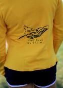 Sudadera surfera de mujer - Think Blue Go Green - Amarillo