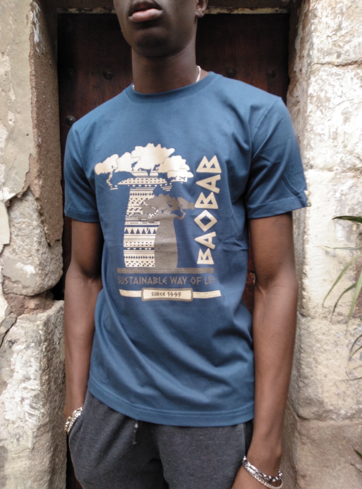 Camiseta manga corta algodón GOTS  Sustainable Baobab