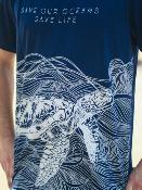 Camiseta manga corta algodón GOTS Save Our Oceans