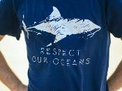 Camiseta manga corta algodón GOTS  Respect Our Oceans