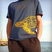 Camiseta manga corta algodón GOTS  Protect Ocean Life