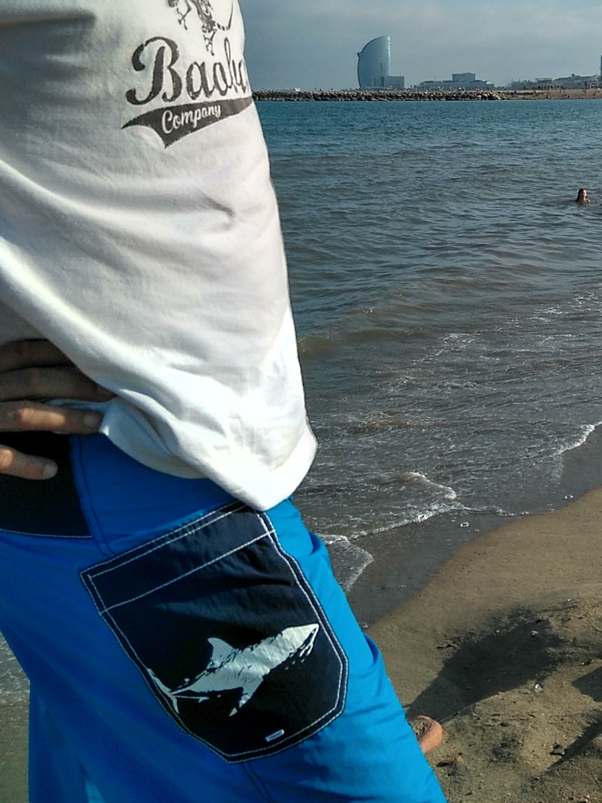 Board short Shark Azul