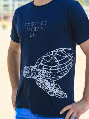 Camiseta manga corta algodón GOTS  Protect Ocean Life