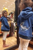 Sudadera shark maori con capucha de algodón suéter para niños y niñas 