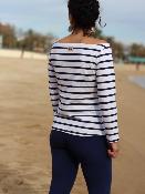 Camiseta marinera de mujer de algodón 100% ecológico