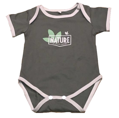 Bodie caqui manga corta 100% algodón ecológico bébés Nature