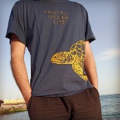 Camiseta manga corta algodón GOTS  Protect Ocean Life