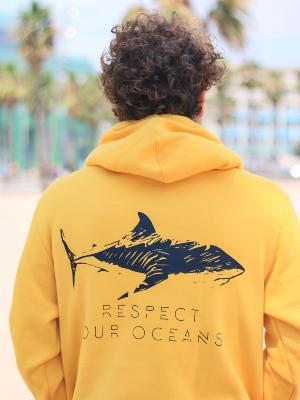 Sudadera surfera de hombre - Respect Our Oceans